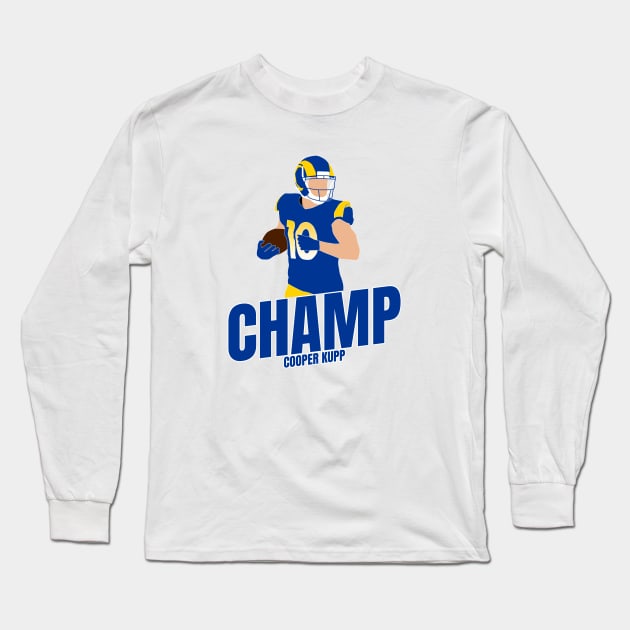 Cooper Kupp Champ Long Sleeve T-Shirt by islandersgraphics